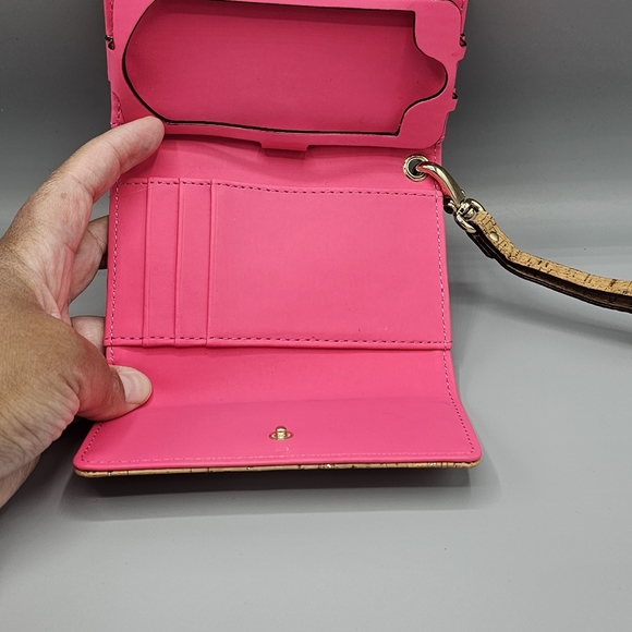 EUC Kate Spade Cork Wallet Wristlet - Picture 4 of 6